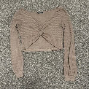 Long Sleeve Crop Top